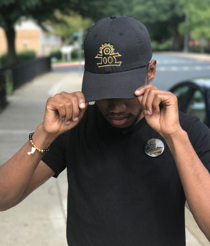 BHarmony Logo Dad Cap Black And Gold