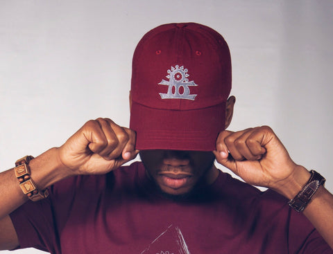BHarmony Logo Dad cap Burgundy Hat