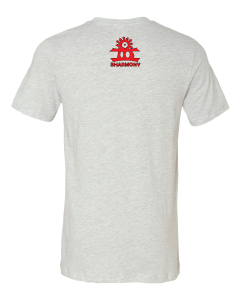 BHarmony Logo T-Shirt Ash Grey, Fire Red, And Black (Gods) [Unisex]
